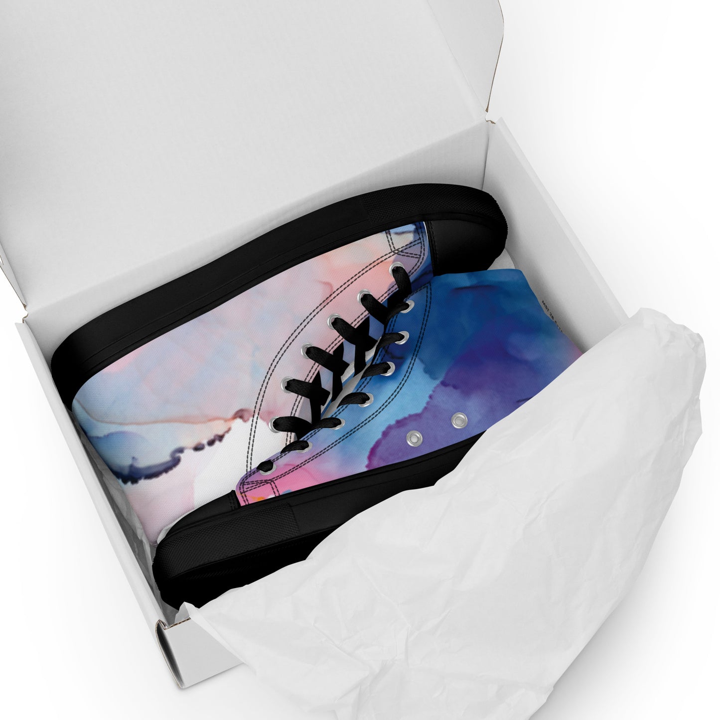 Men’s high top canvas shoes