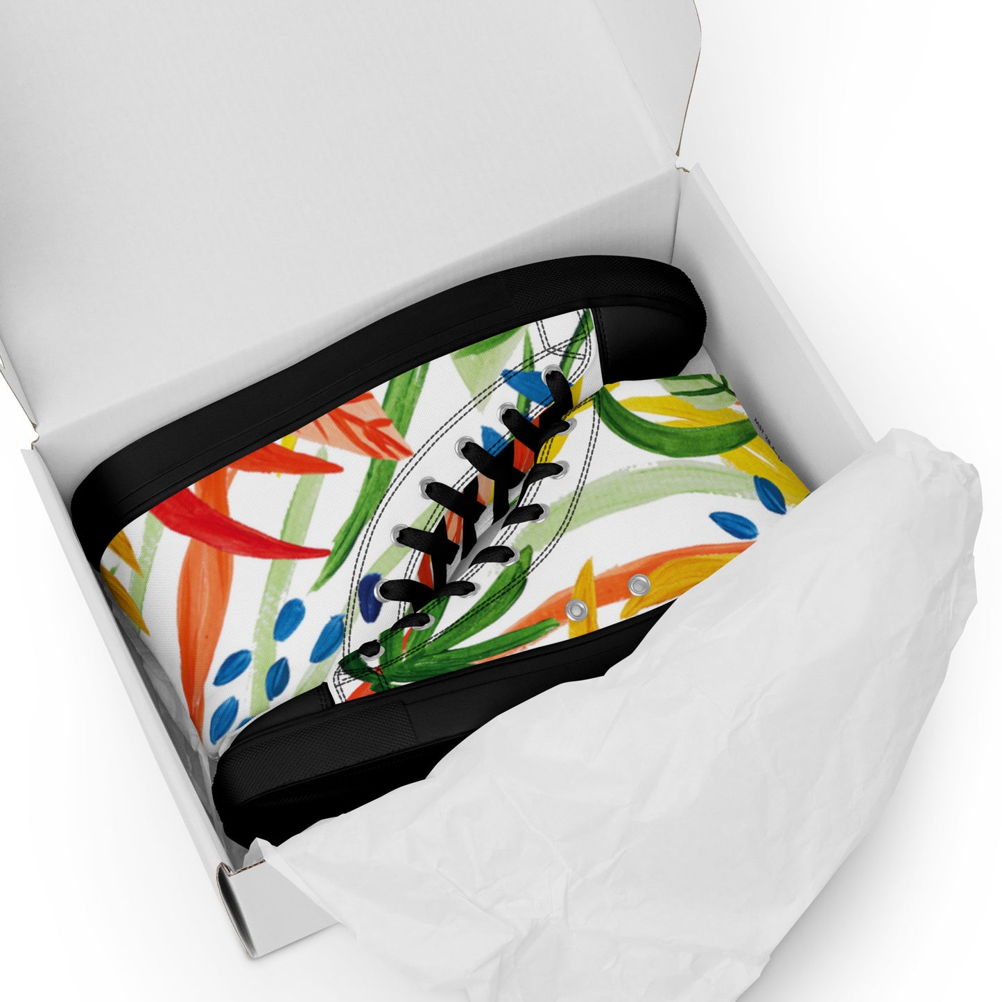 Chaussures montantes en toile pour hommes