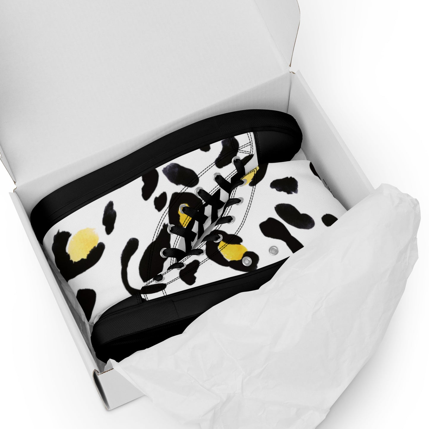 Men’s high top canvas shoes