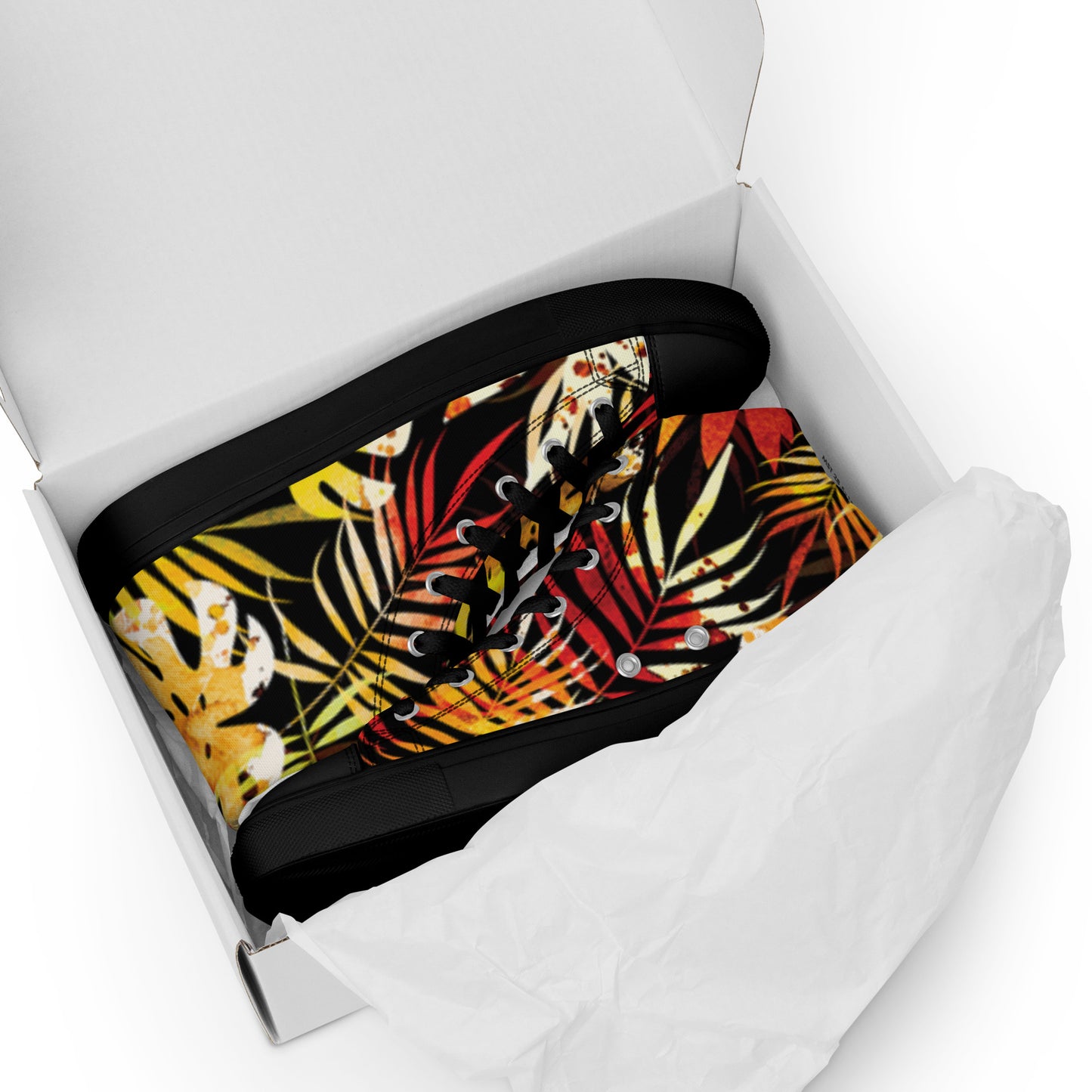 Men’s high top canvas shoes