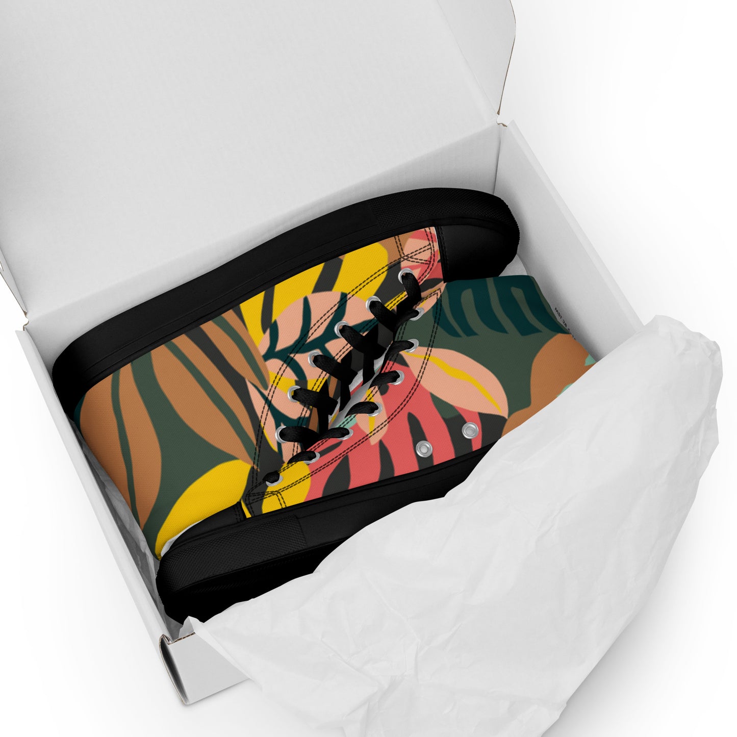 Men’s high top canvas shoes