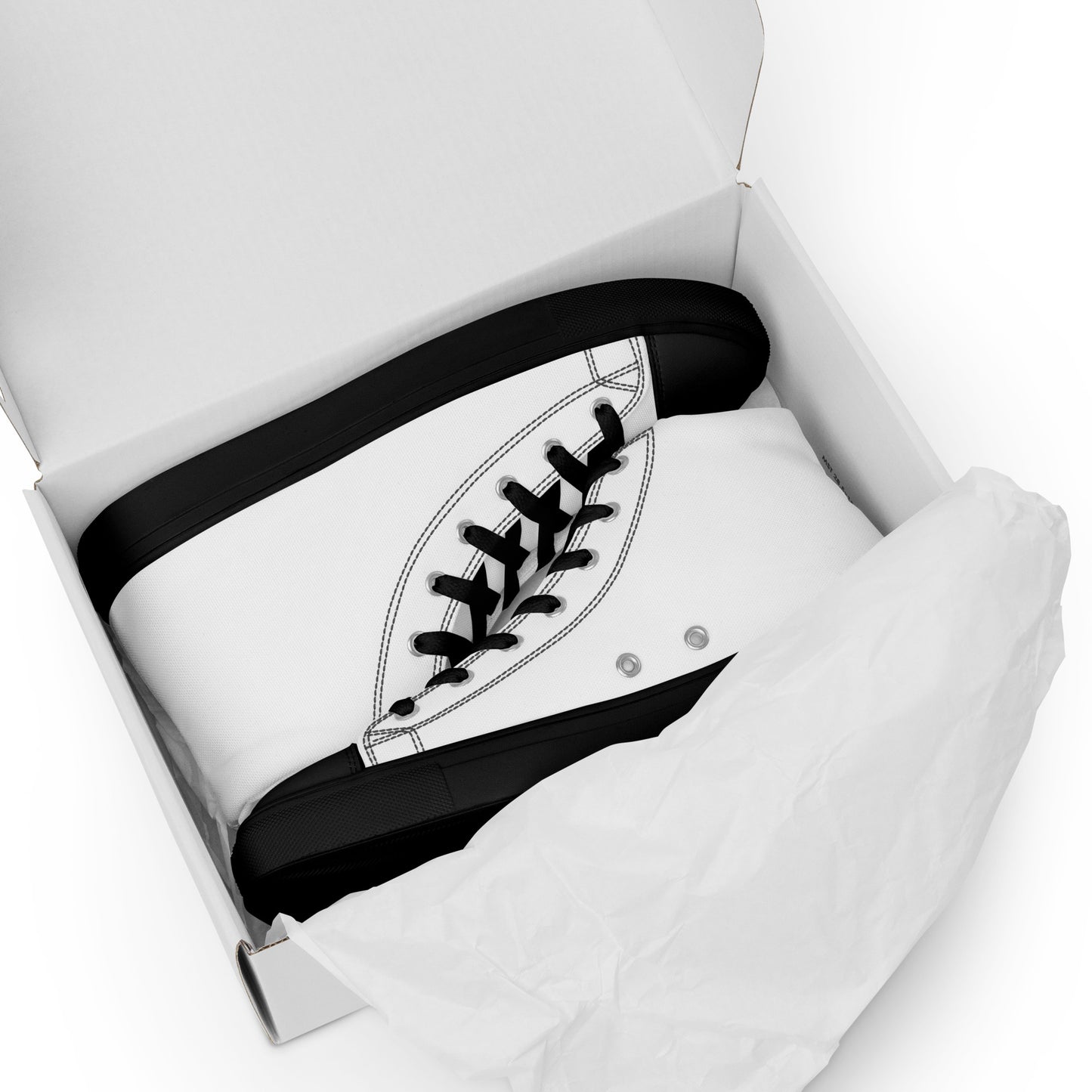 Men’s high top canvas shoes