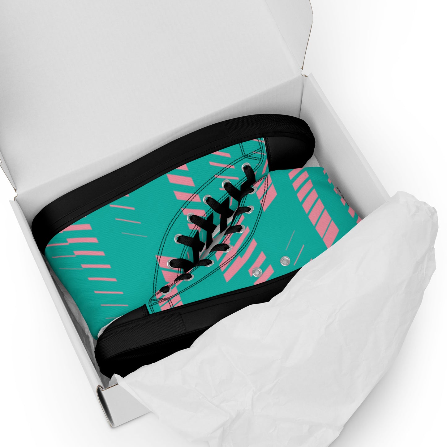 Men’s high top canvas shoes