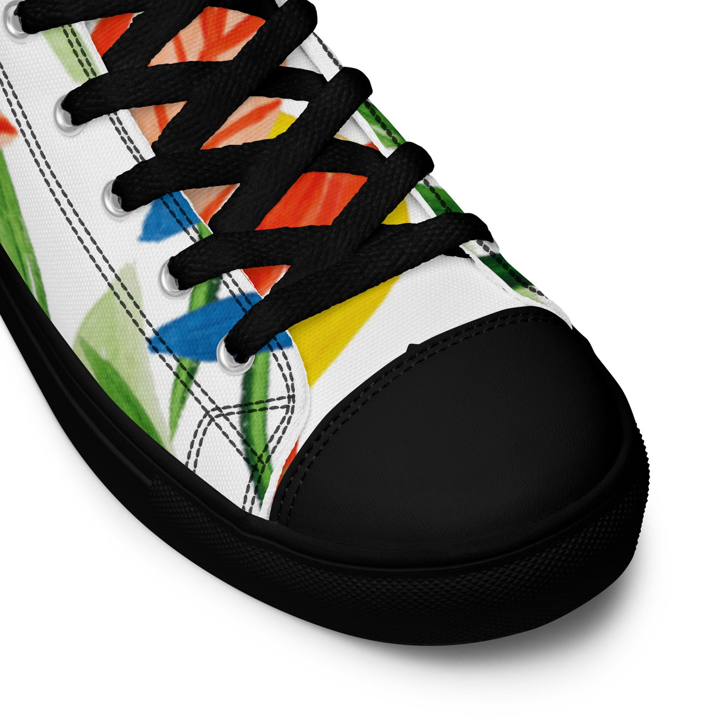 Chaussures montantes en toile pour hommes