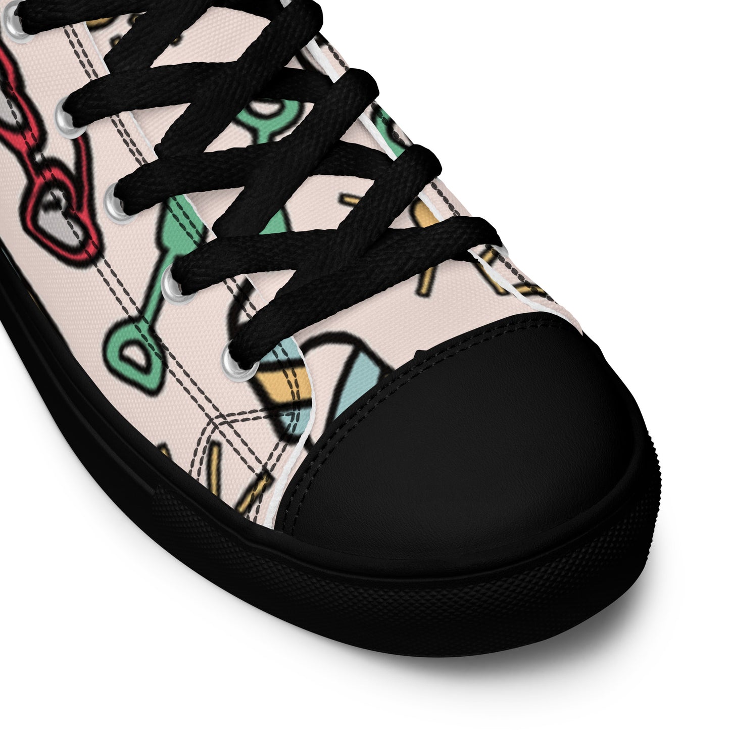 Chaussures montantes en toile pour hommes
