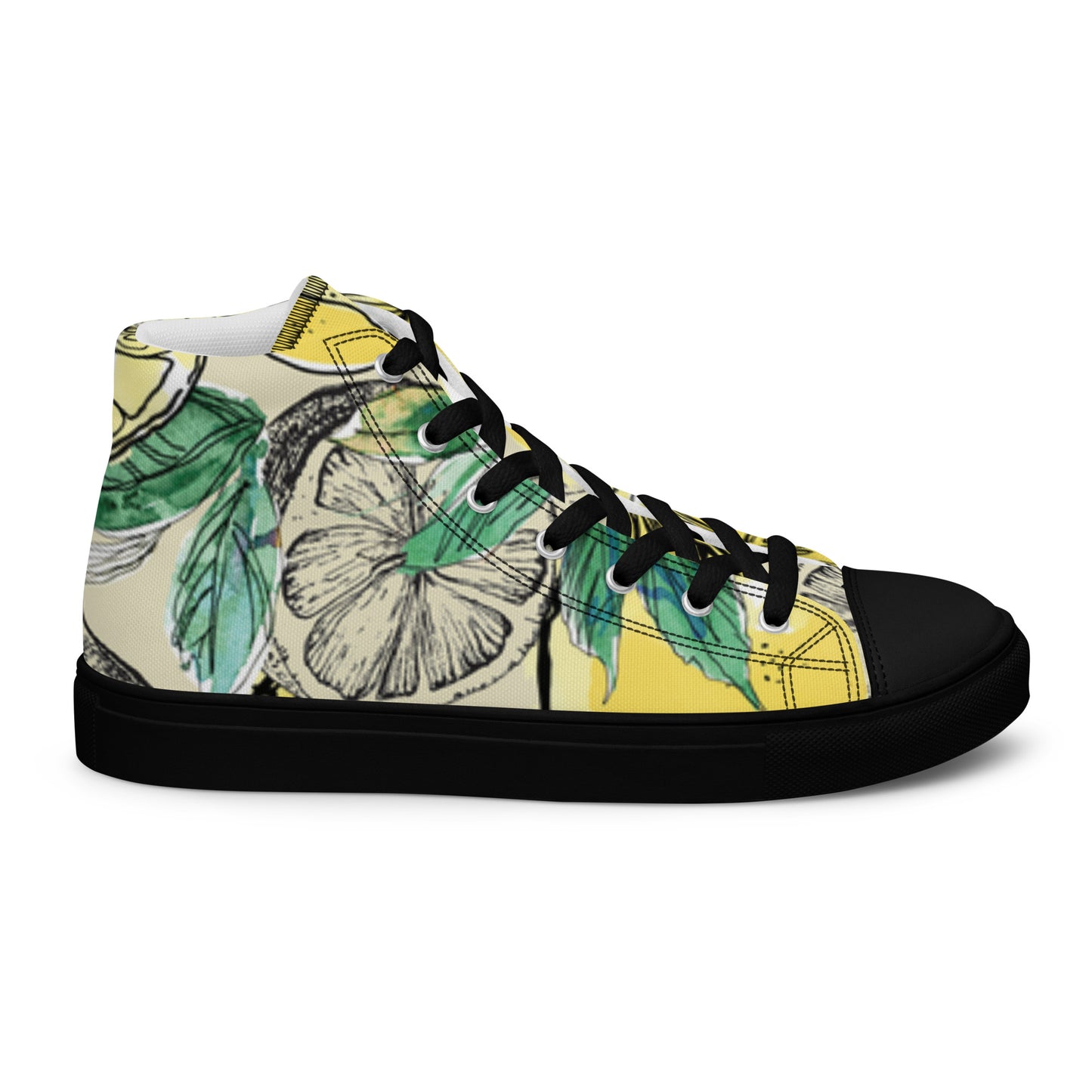 Men’s high top canvas shoes