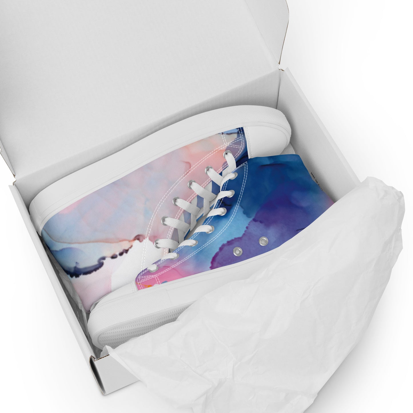 Men’s high top canvas shoes