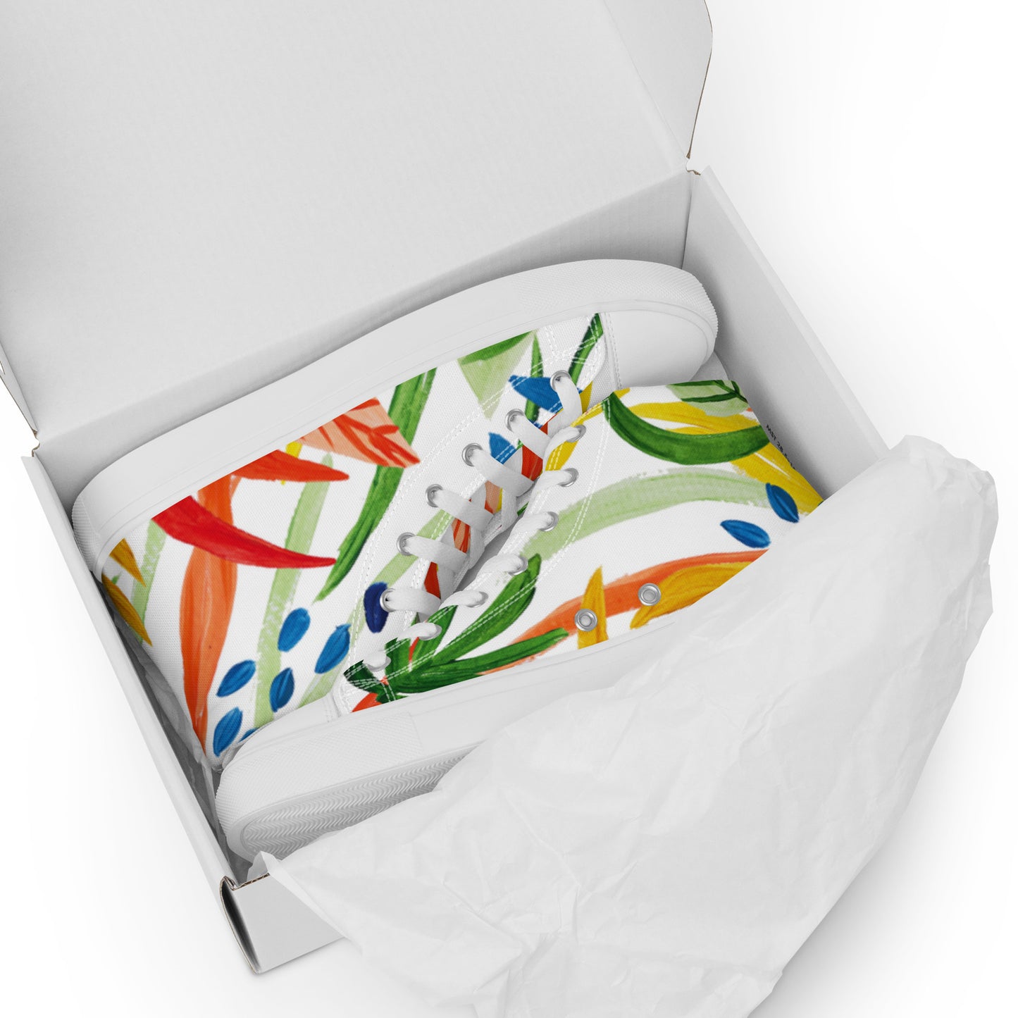 Chaussures montantes en toile pour hommes