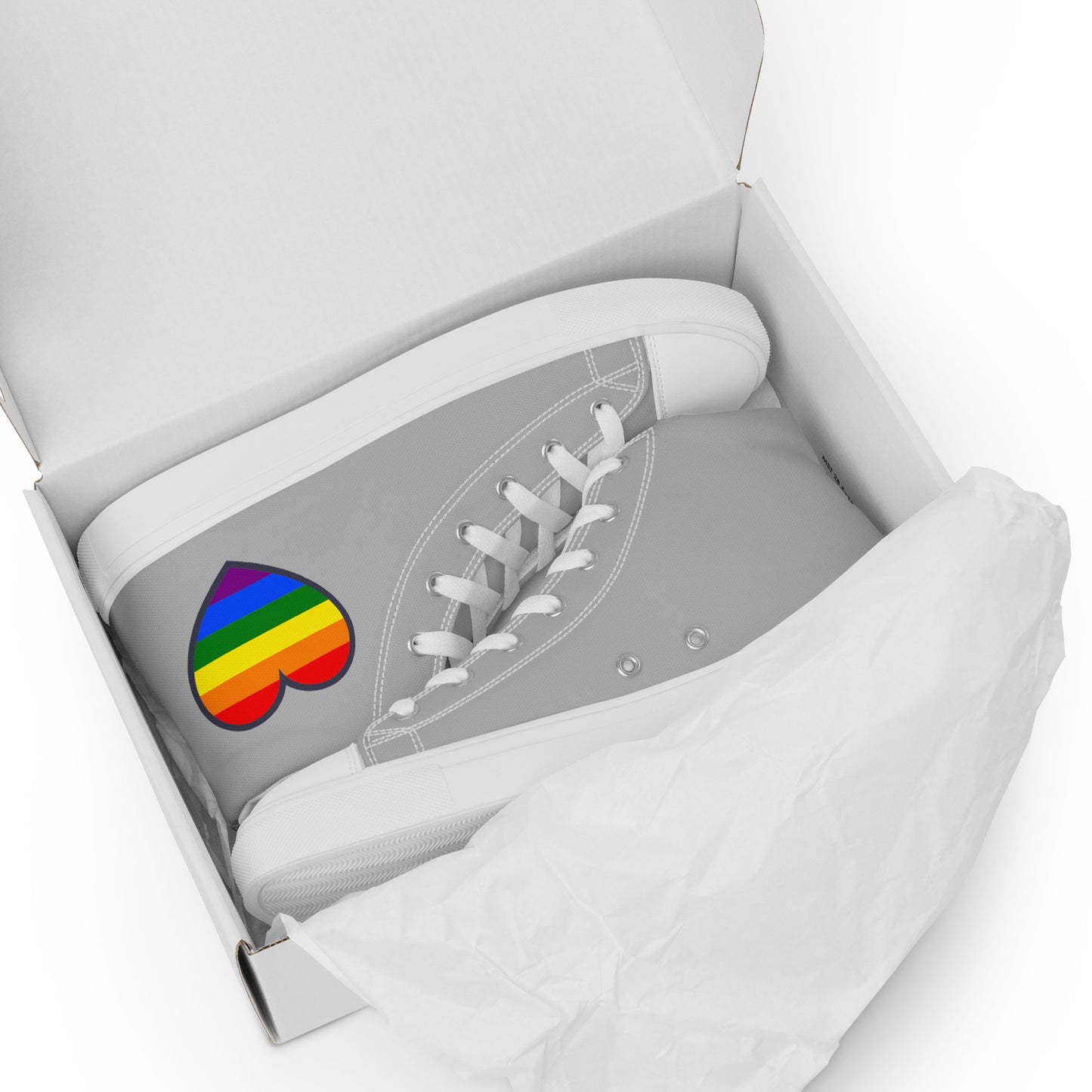 Men’s high top canvas shoes