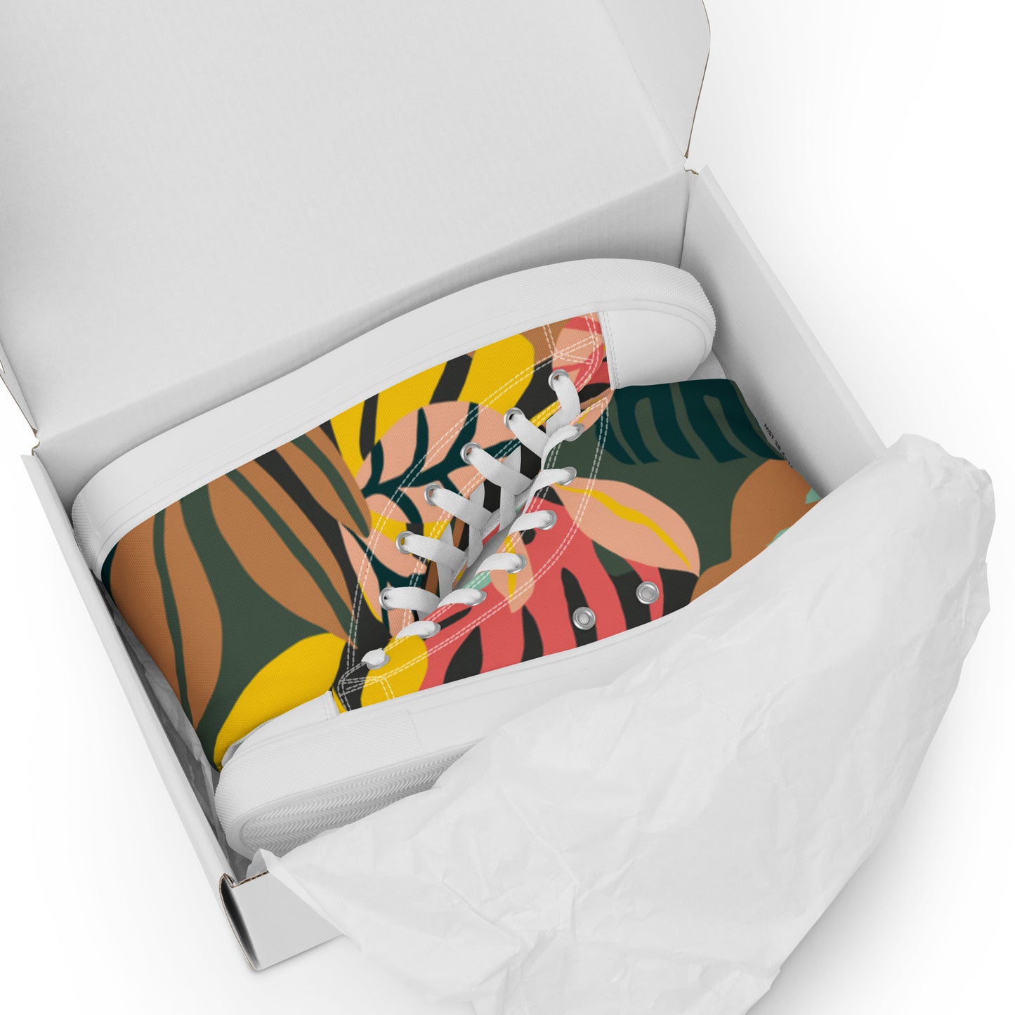 Men’s high top canvas shoes