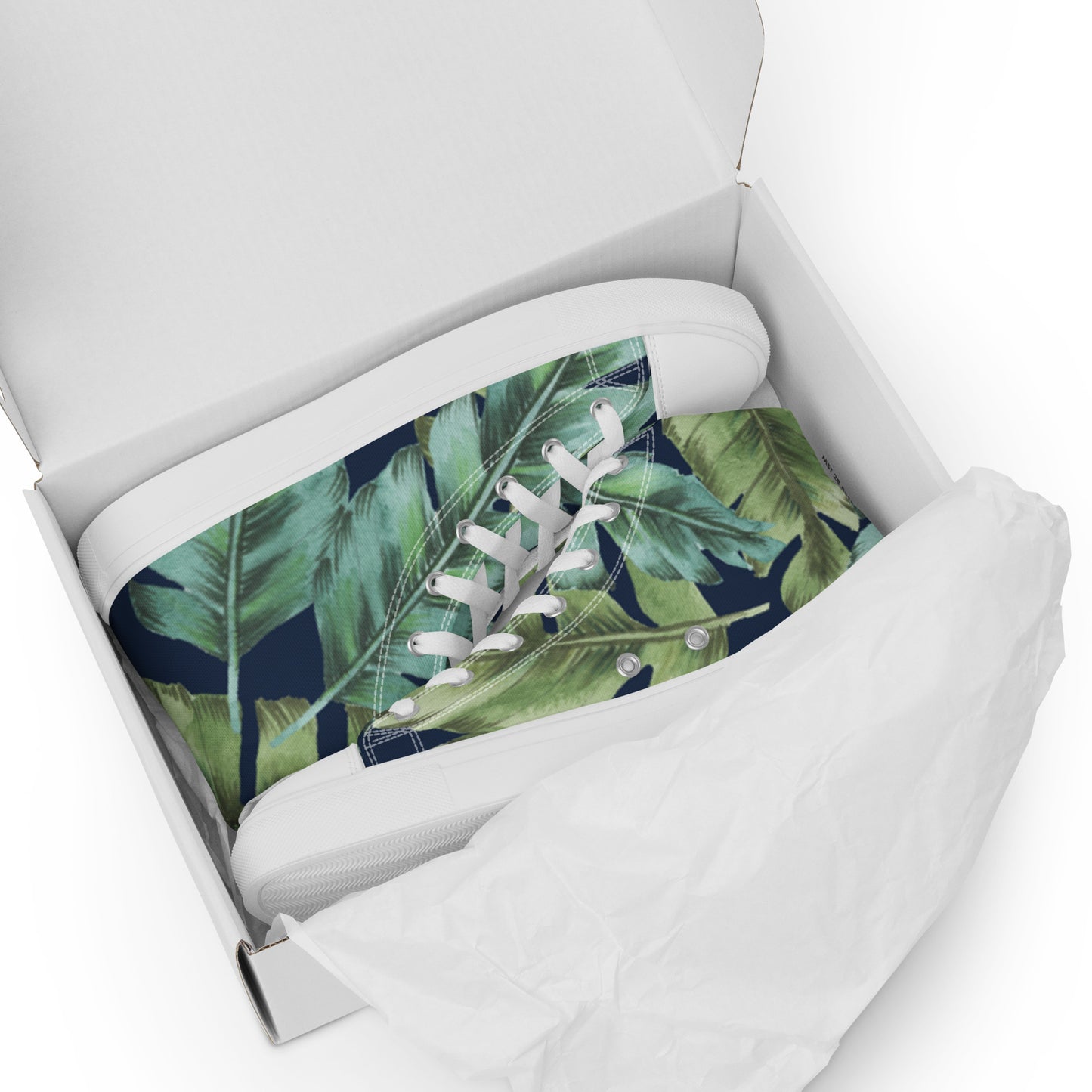 Men’s high top canvas shoes