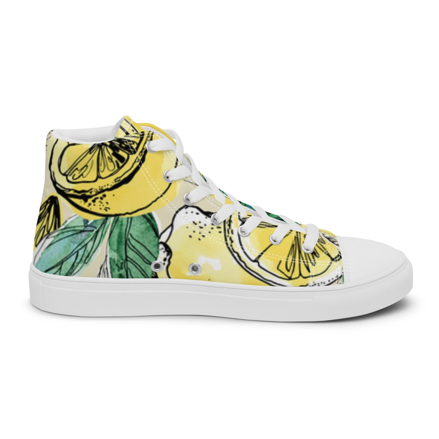 Men’s high top canvas shoes