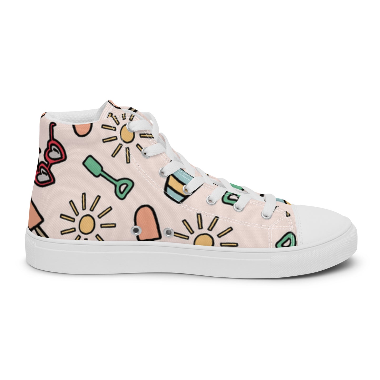 Chaussures montantes en toile pour hommes