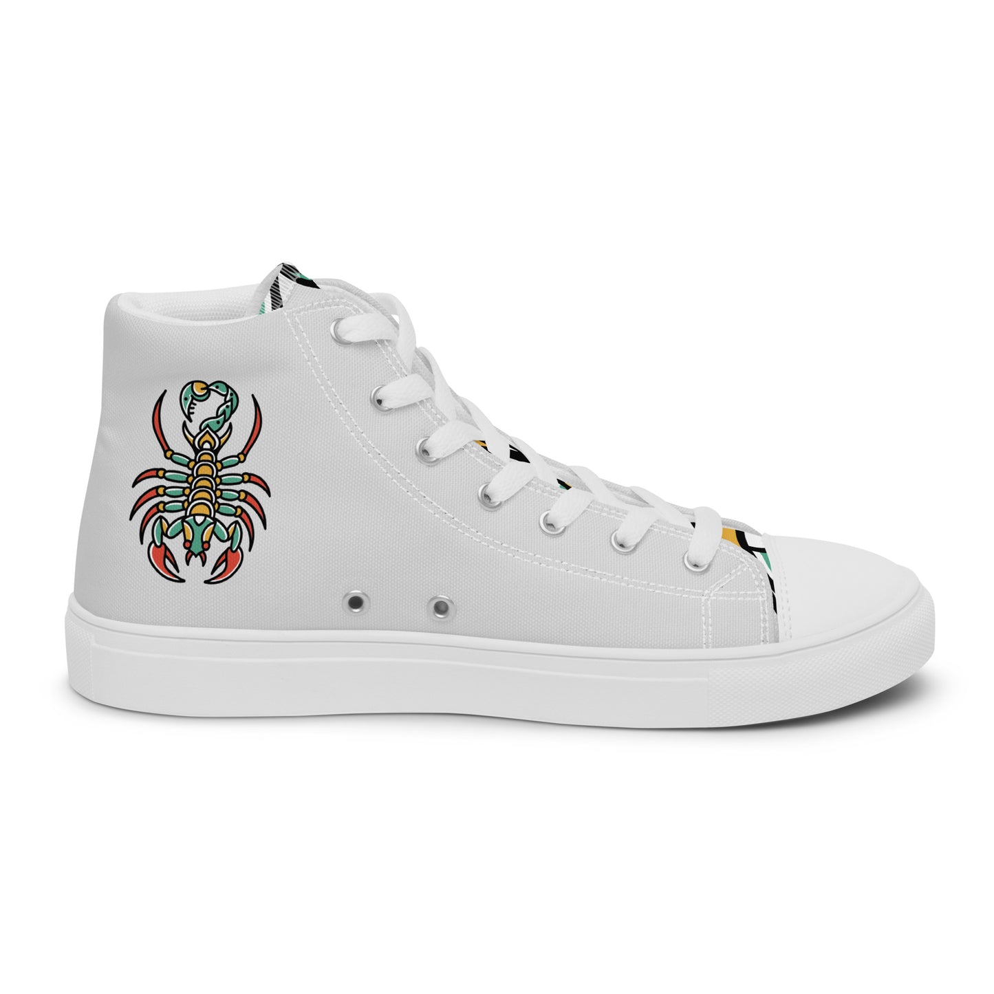 Men’s high top canvas shoes