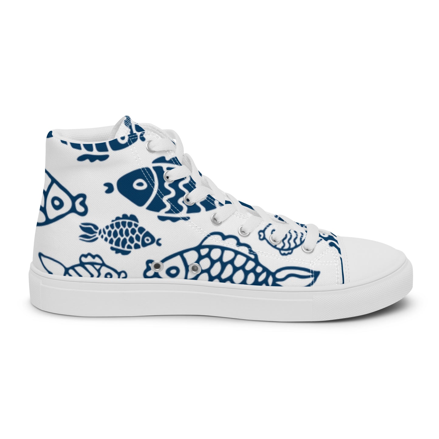 Men’s high top canvas shoes