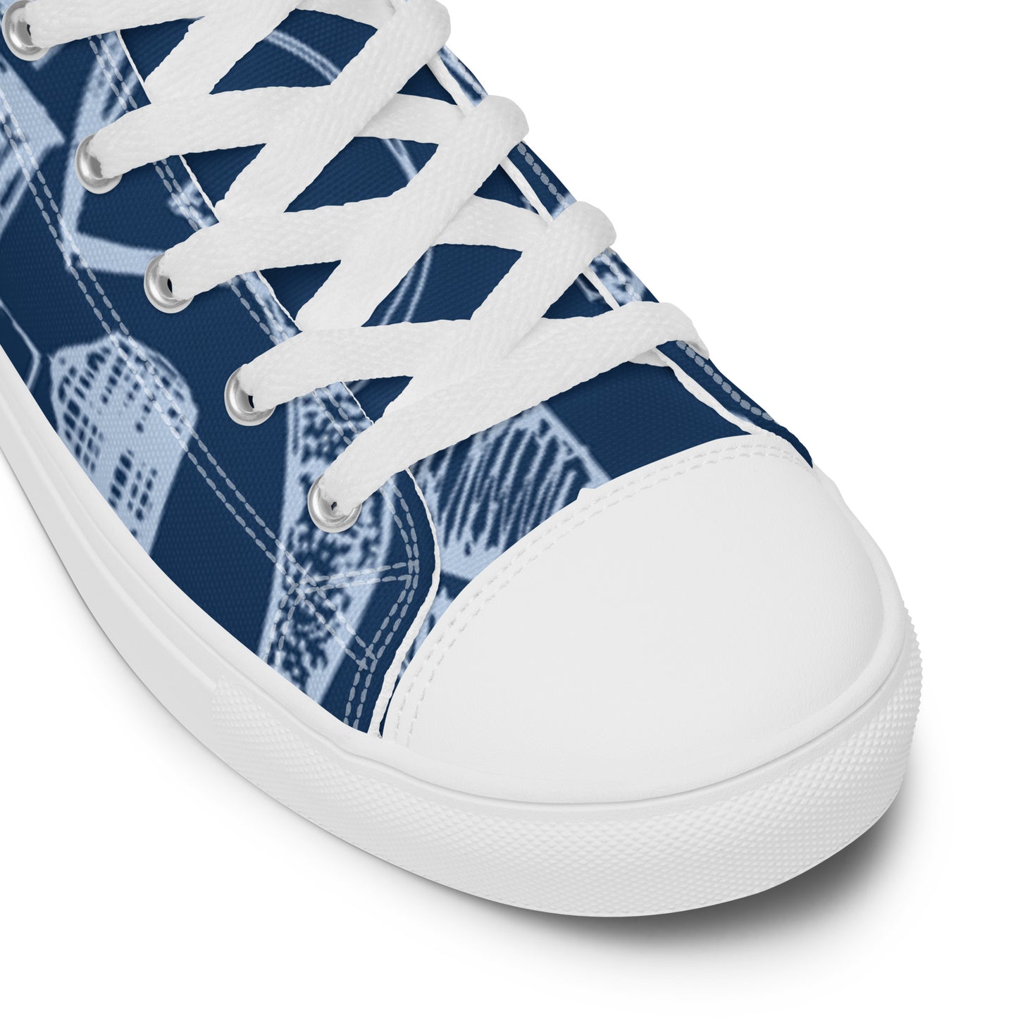 Men’s high top canvas shoes