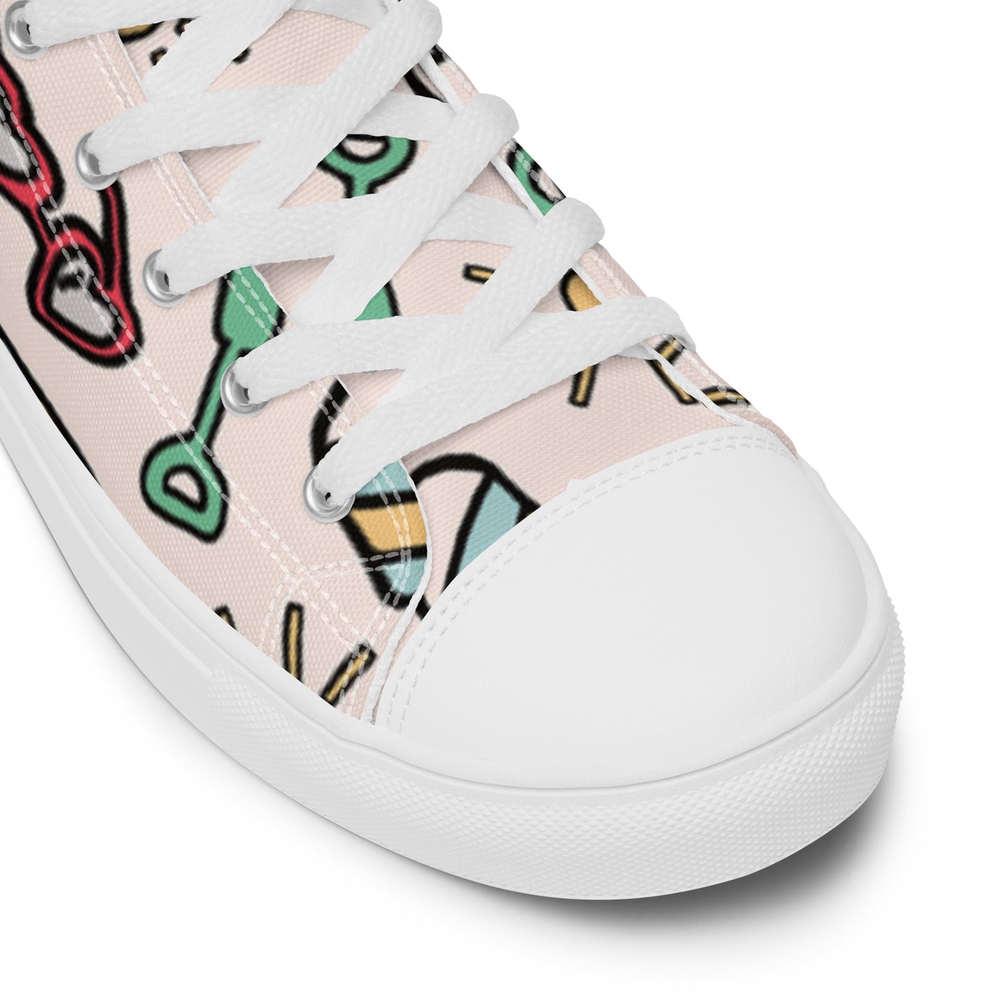 Chaussures montantes en toile pour hommes