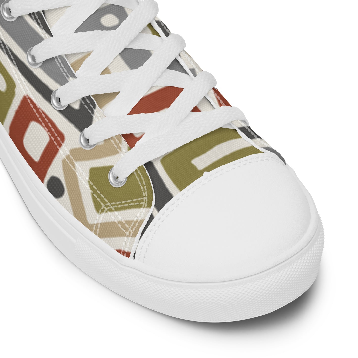 Men’s high top canvas shoes