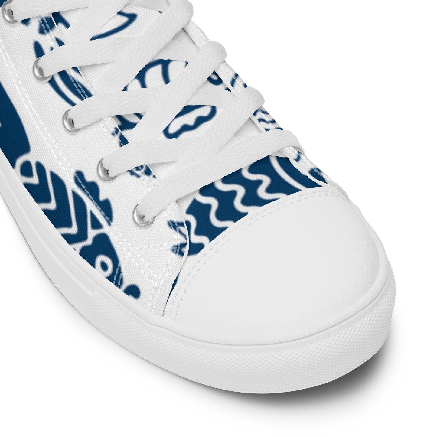 Men’s high top canvas shoes