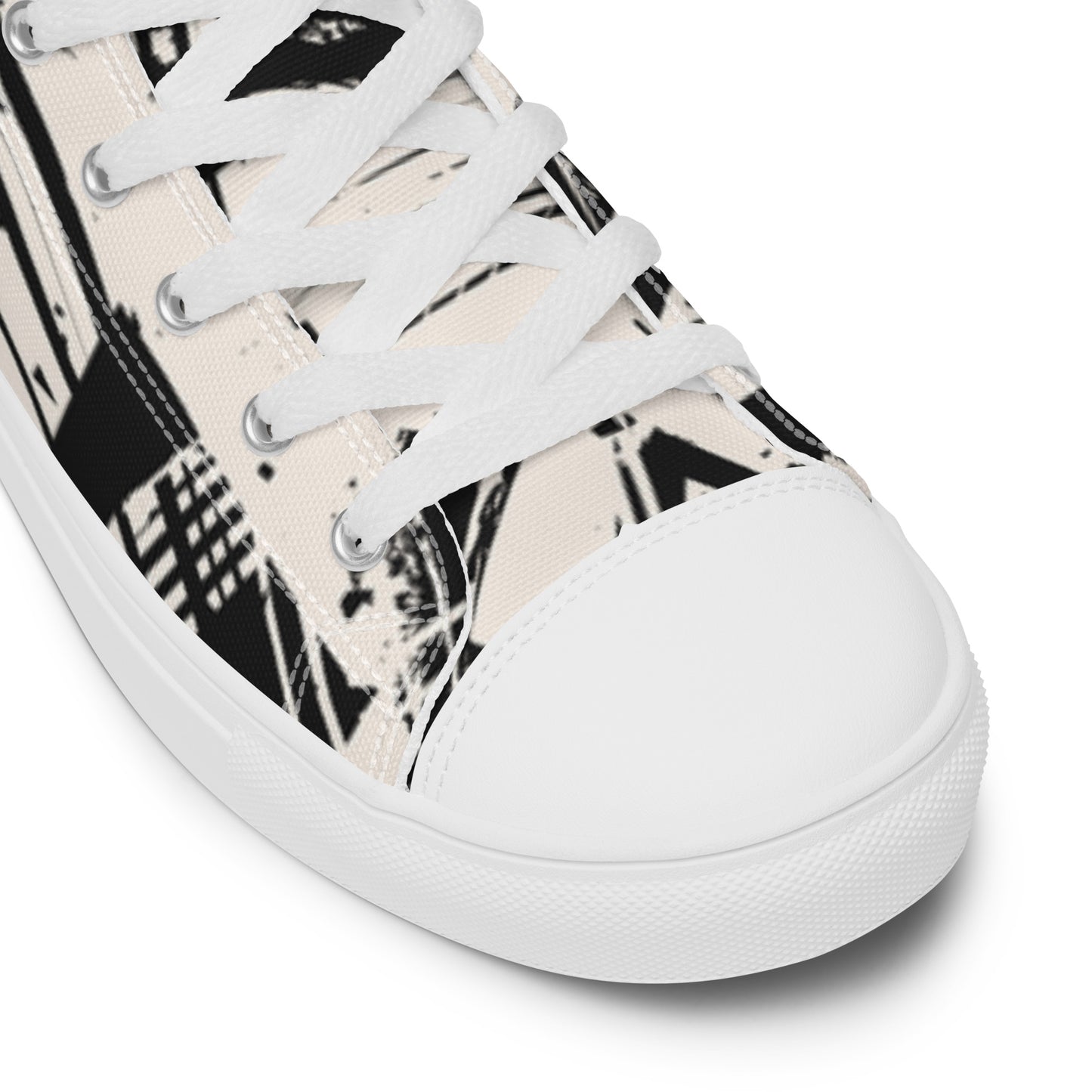 Men’s high top canvas shoes
