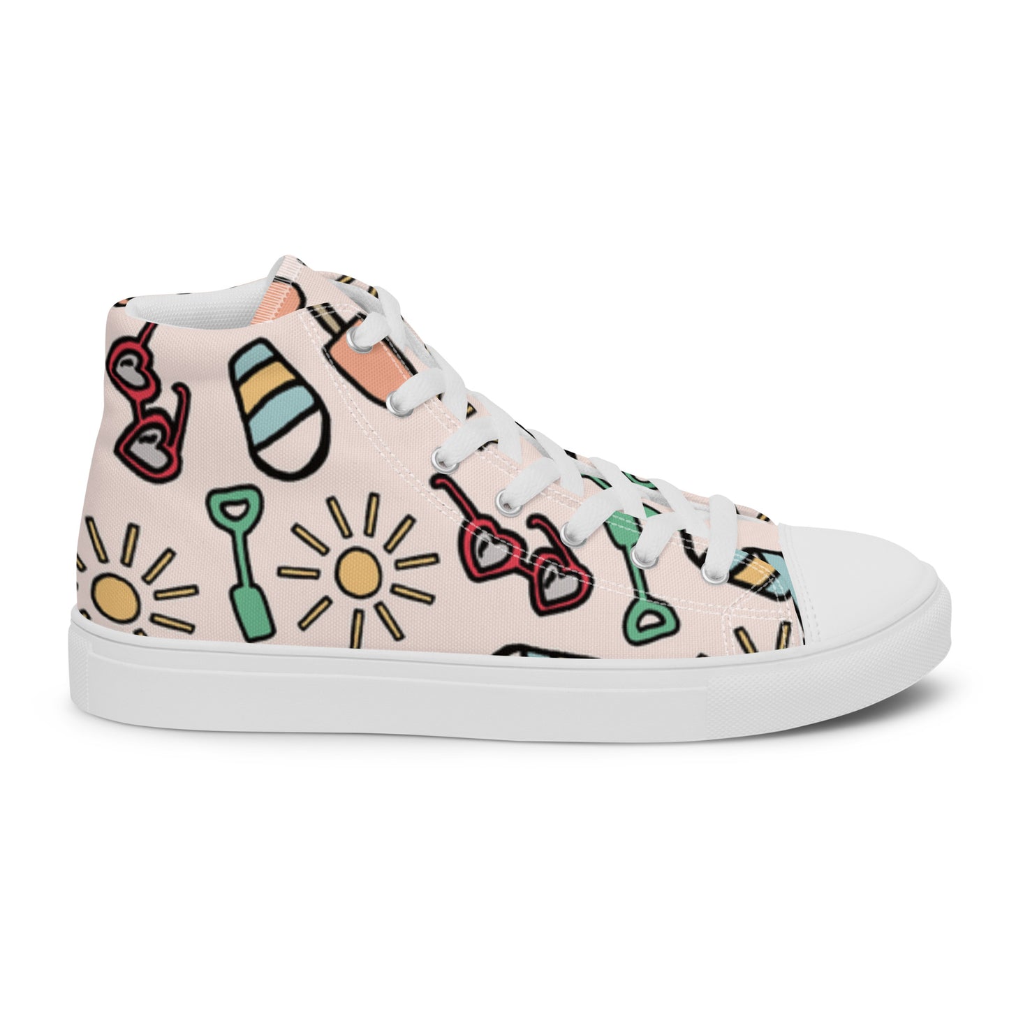Chaussures montantes en toile pour hommes
