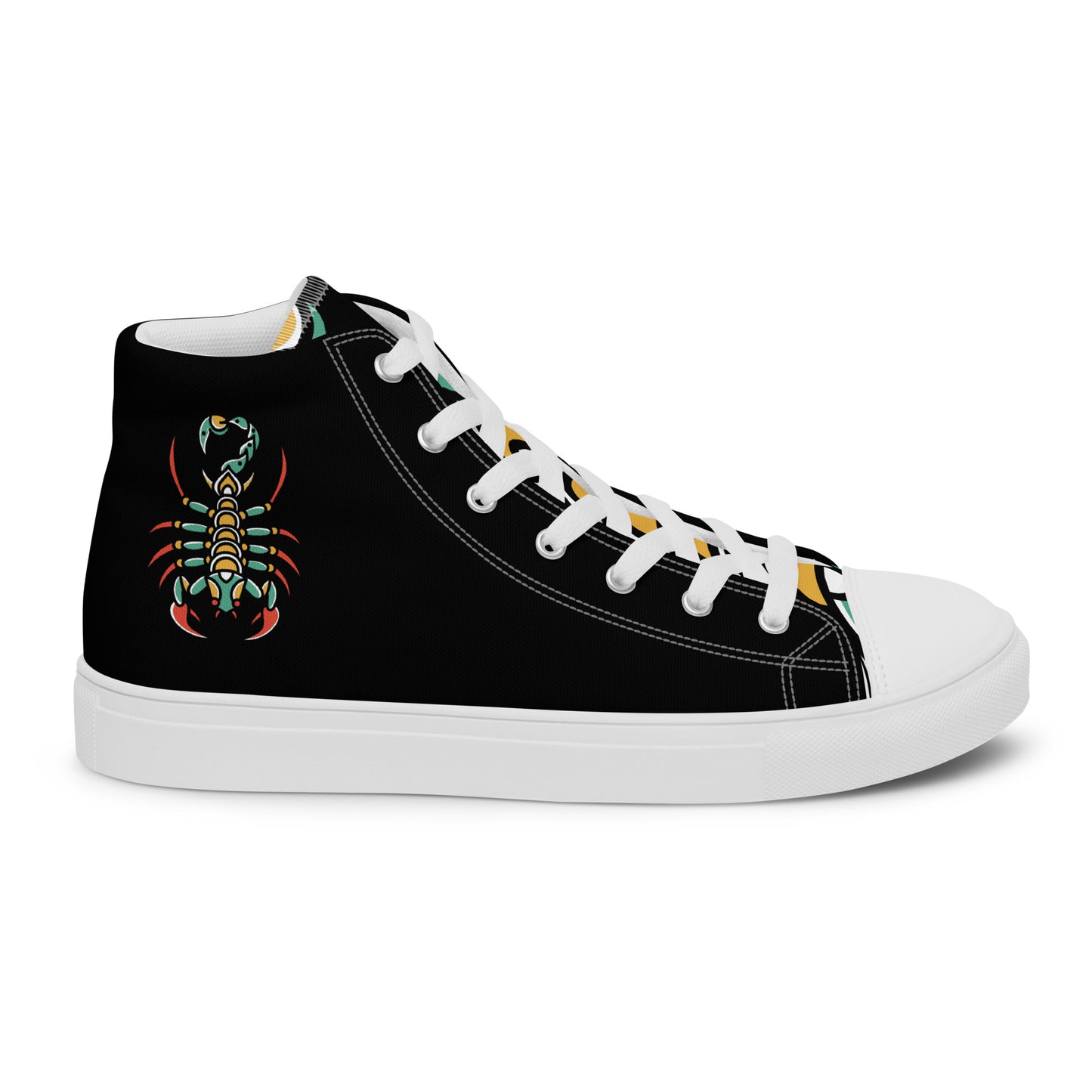 Men’s high top canvas shoes