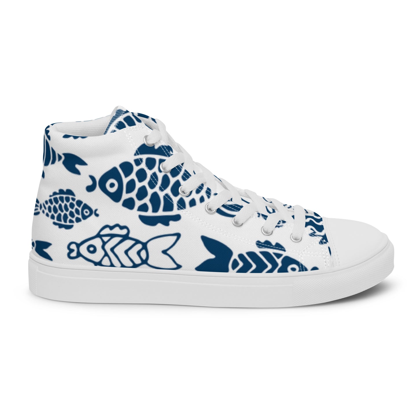 Men’s high top canvas shoes
