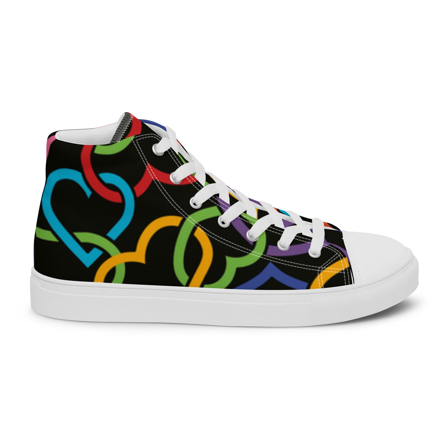 Men’s high top canvas shoes
