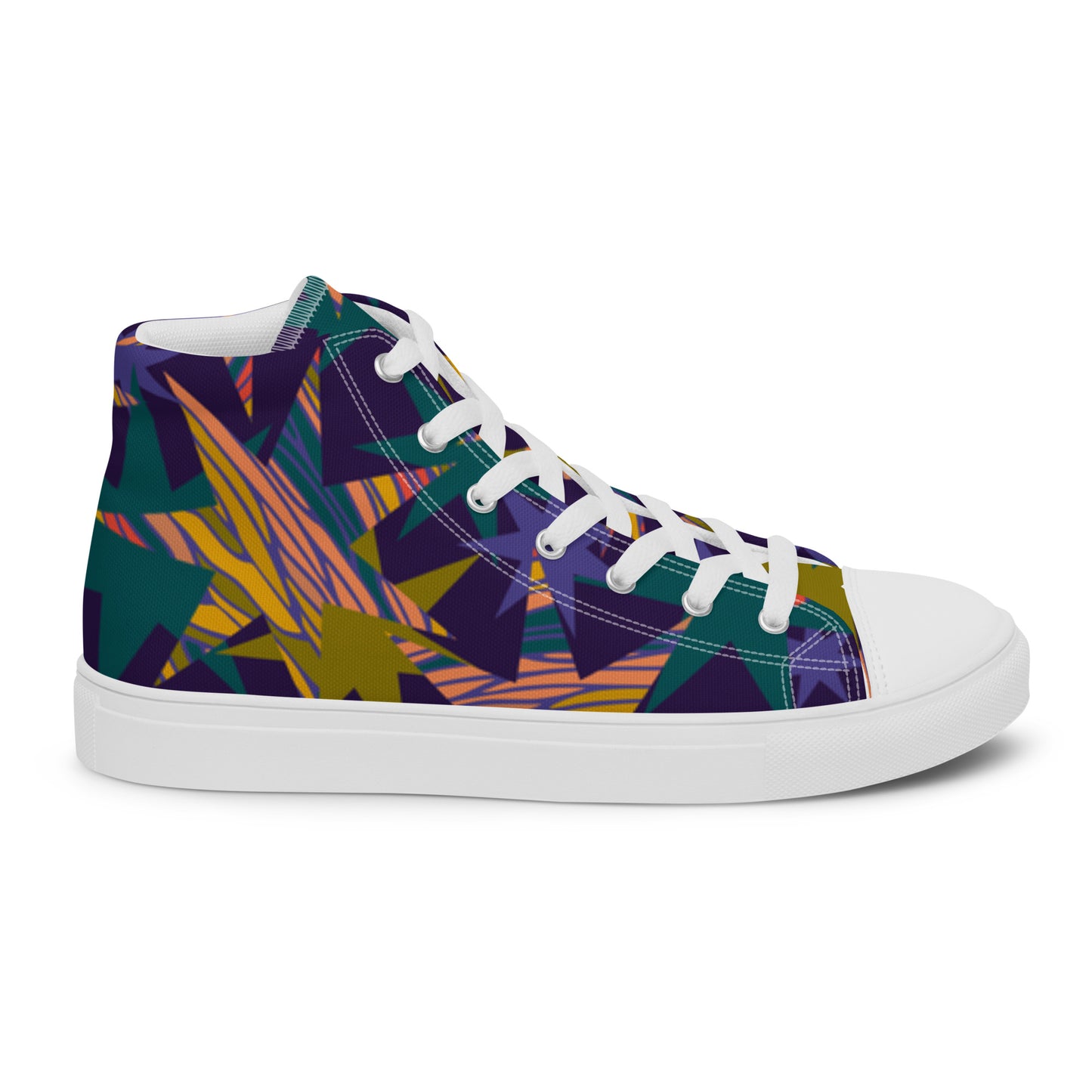 Men’s high top canvas shoes