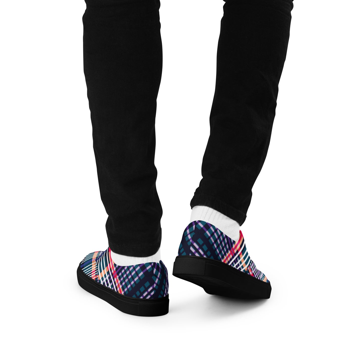 Chaussures à lacets en toile pour hommes