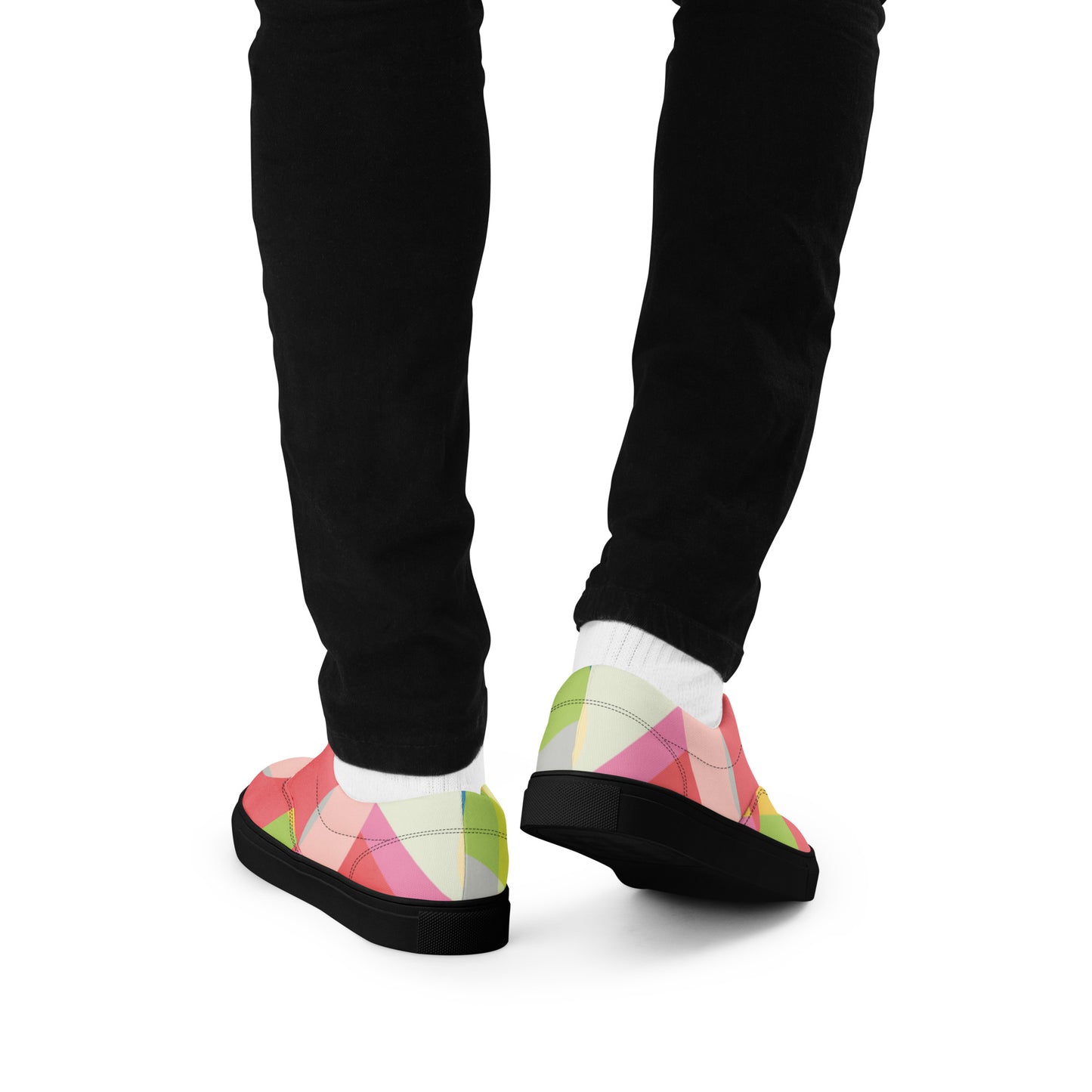 Chaussures à lacets en toile pour hommes