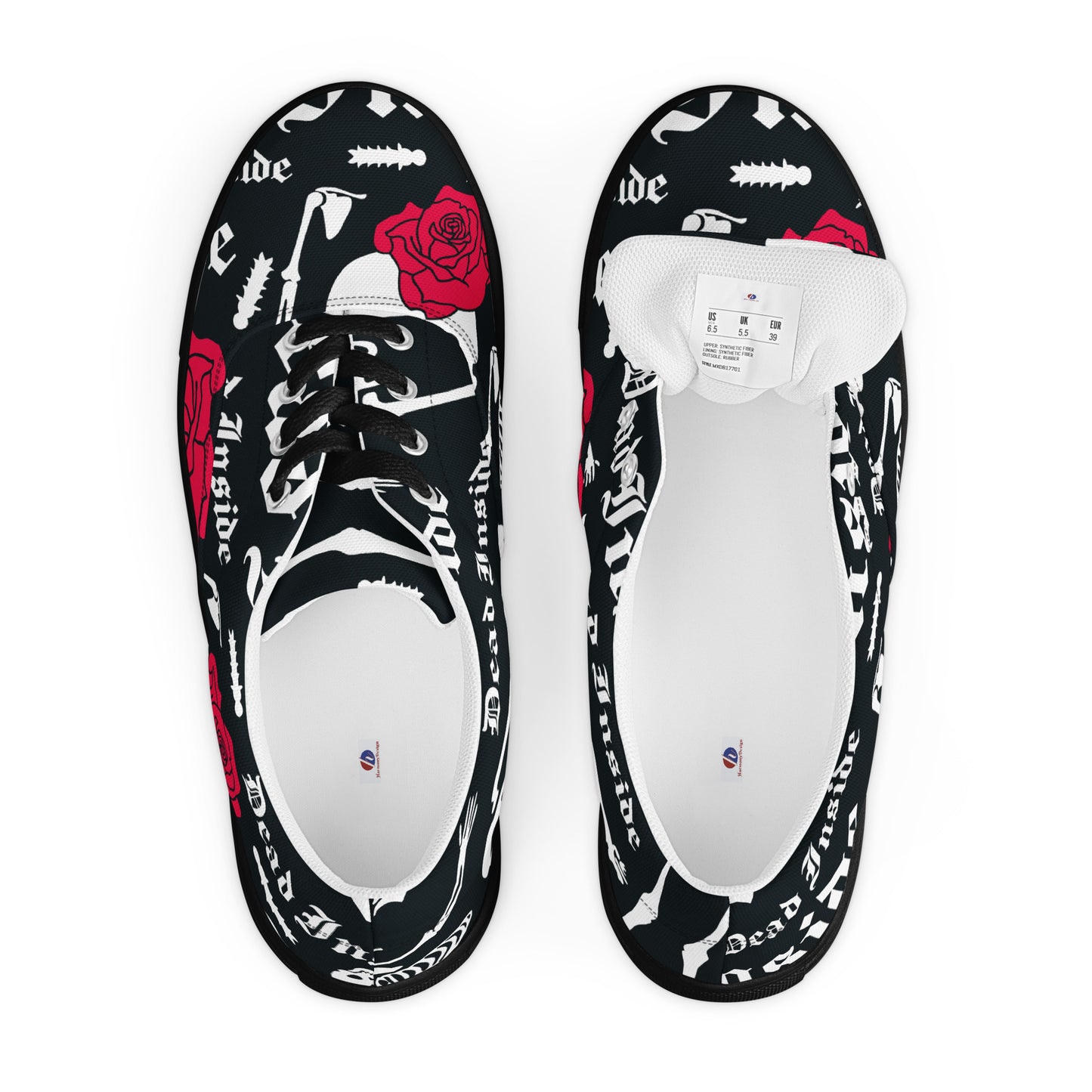Men’s lace-up canvas shoes