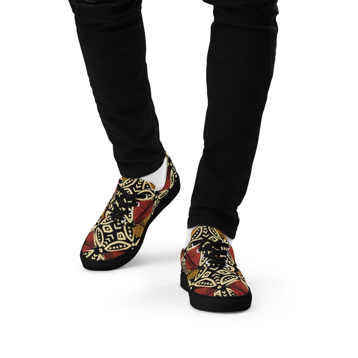Men’s lace-up canvas shoes