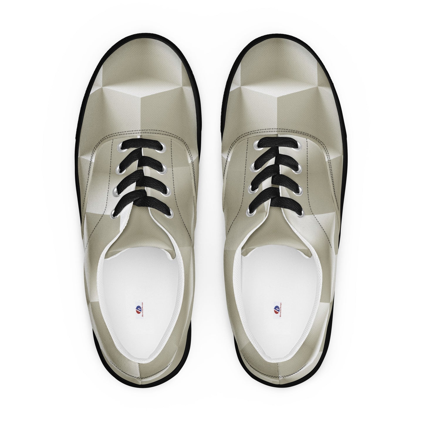 Men’s lace-up canvas shoes