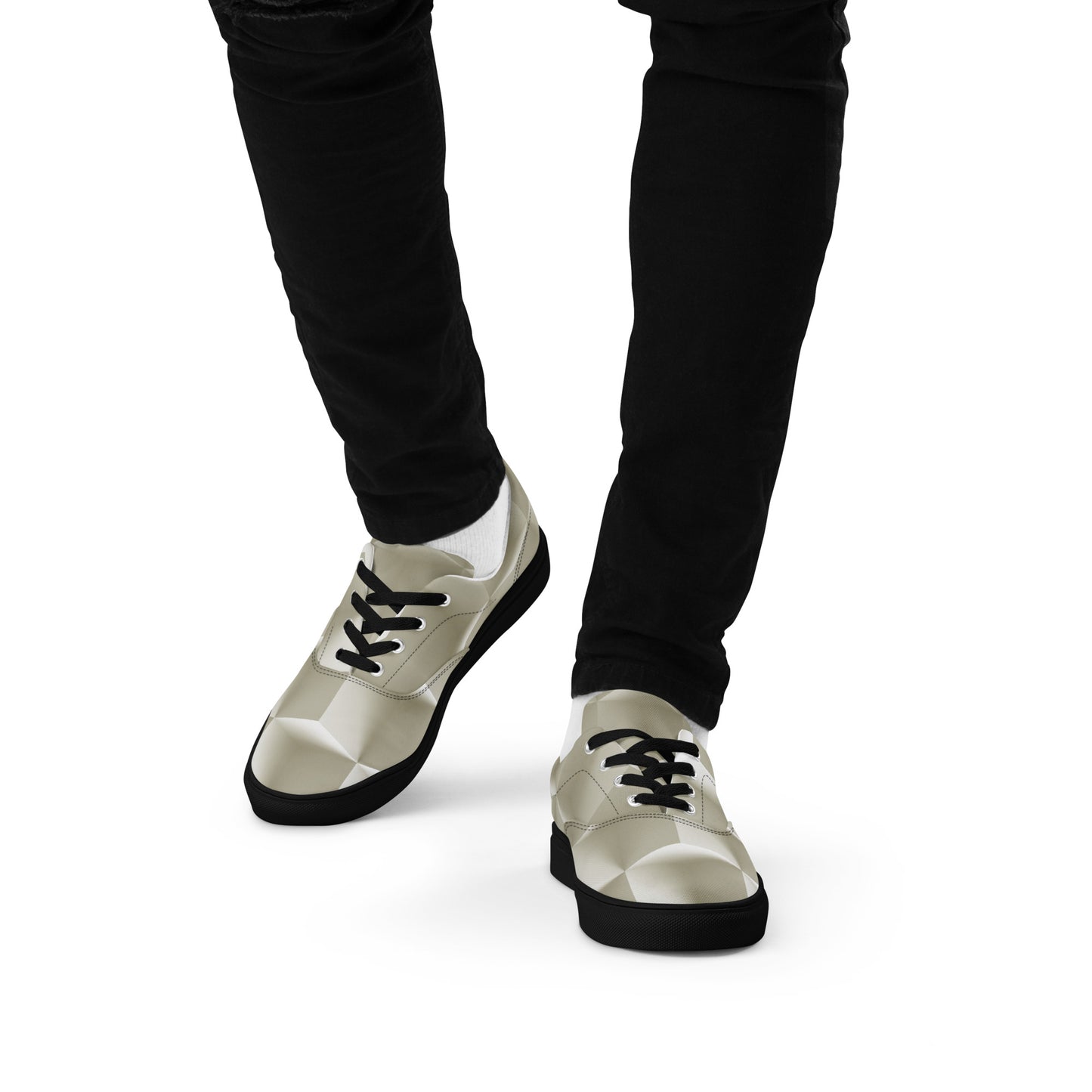 Men’s lace-up canvas shoes