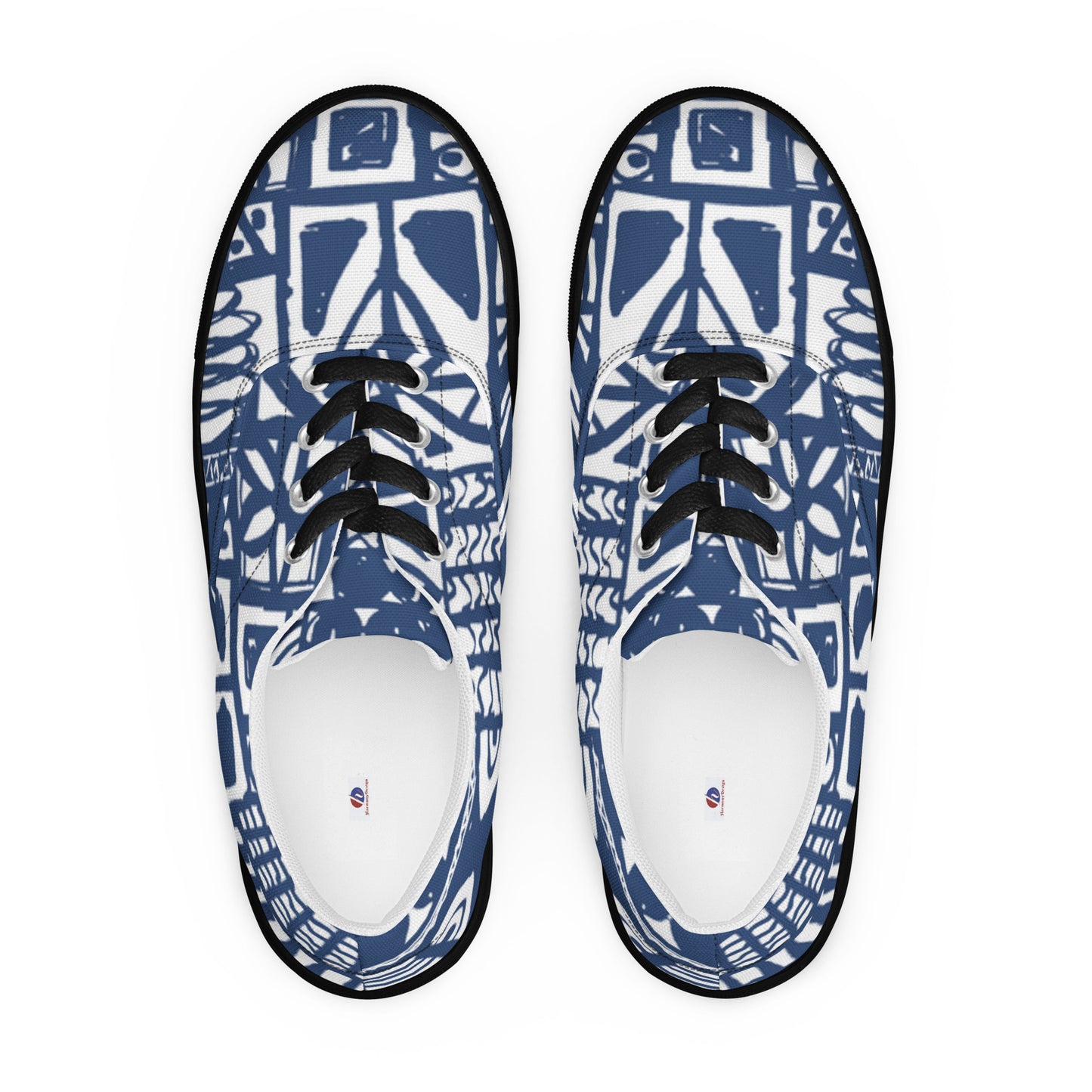Men’s lace-up canvas shoes