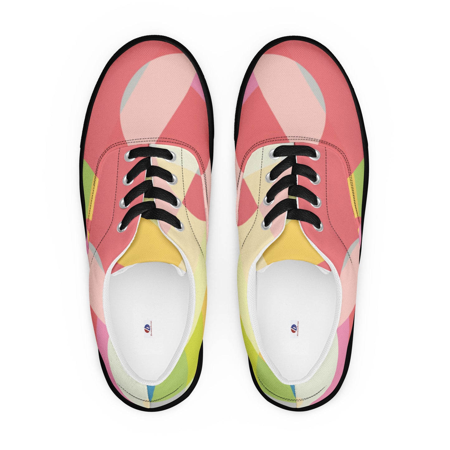 Chaussures à lacets en toile pour hommes