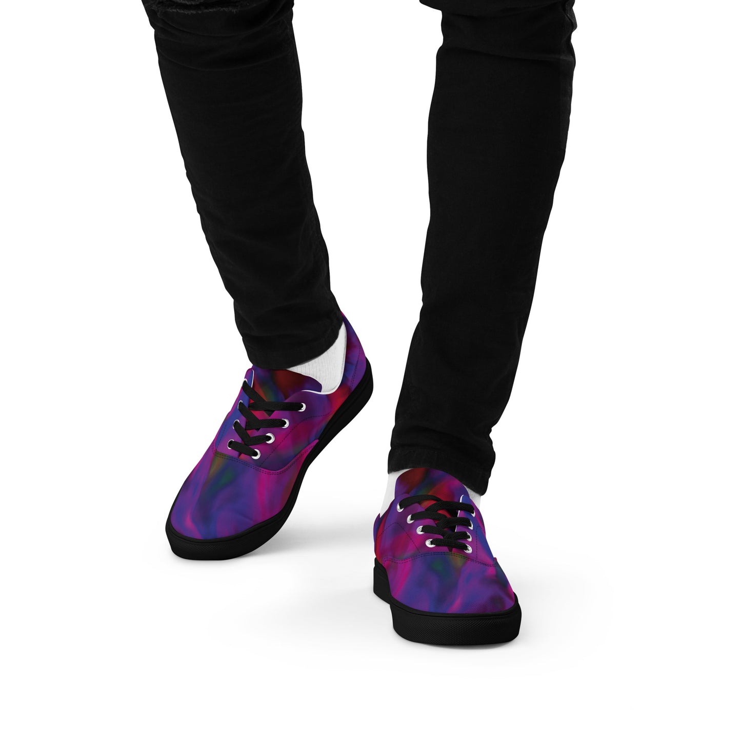 Men’s lace-up canvas shoes