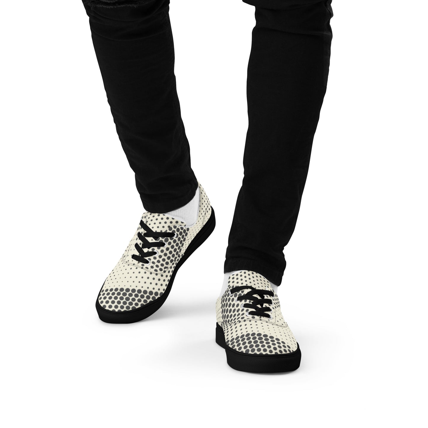 Men’s lace-up canvas shoes