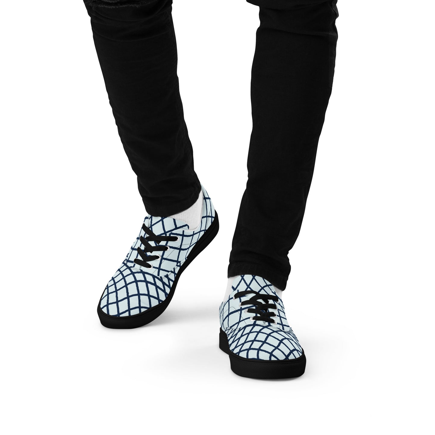 Men’s lace-up canvas shoes