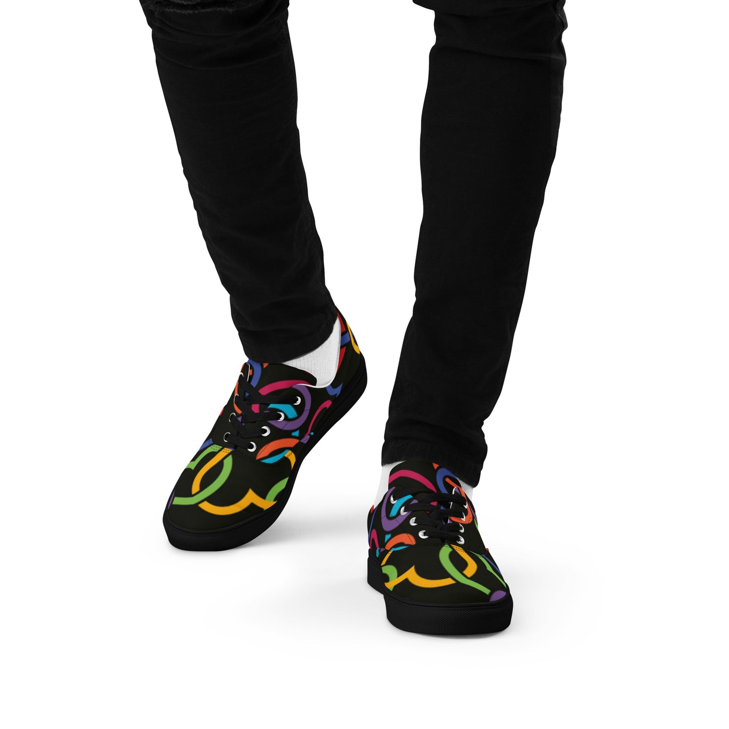 Men’s lace-up canvas shoes