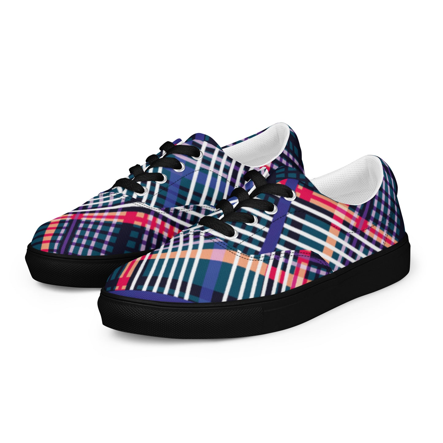 Chaussures à lacets en toile pour hommes