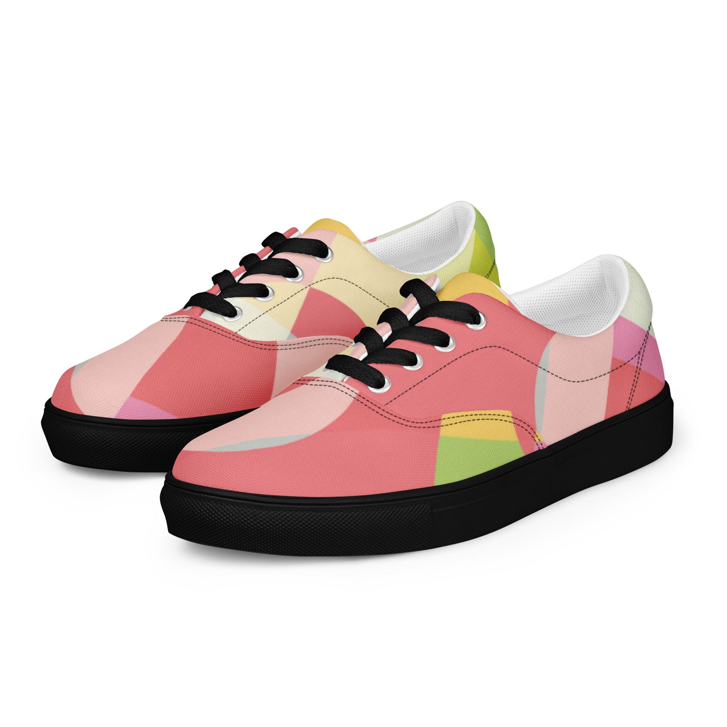 Chaussures à lacets en toile pour hommes