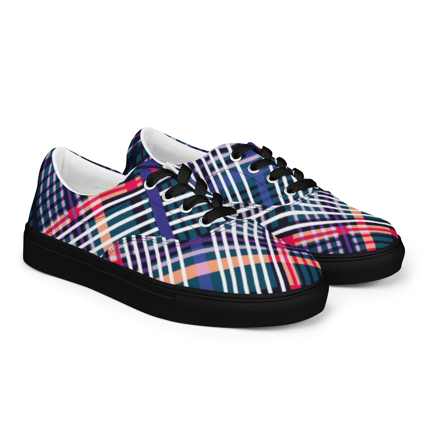 Chaussures à lacets en toile pour hommes
