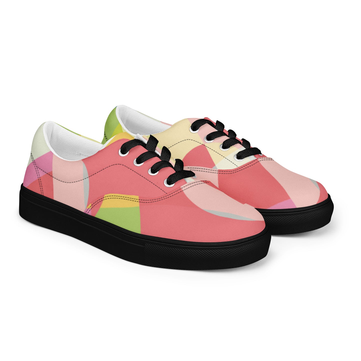Chaussures à lacets en toile pour hommes