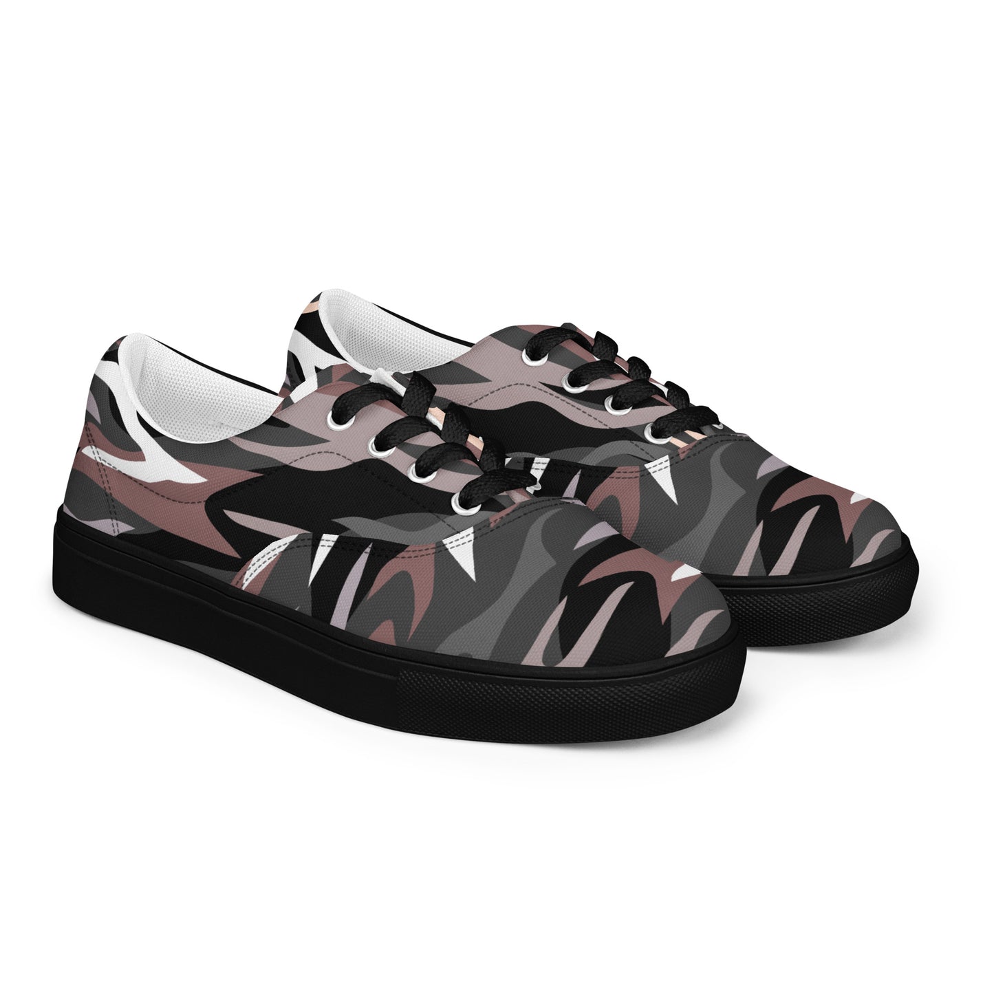 Men’s lace-up canvas shoes