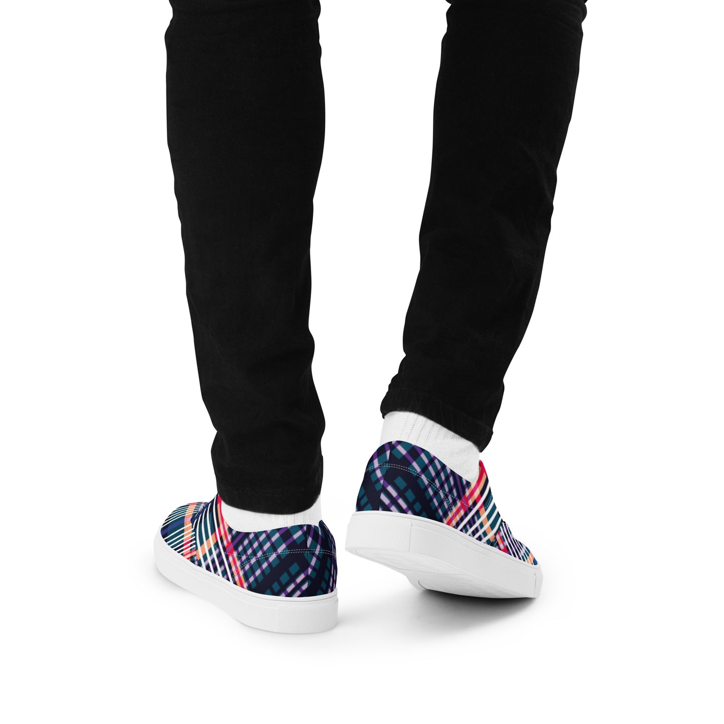 Chaussures à lacets en toile pour hommes