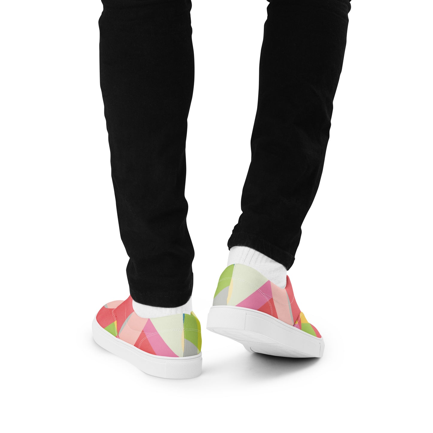 Chaussures à lacets en toile pour hommes