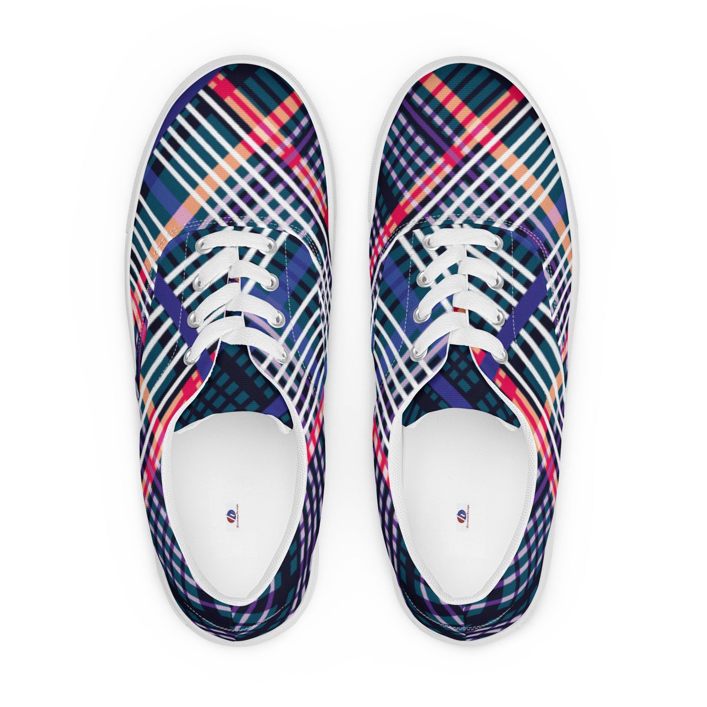 Chaussures à lacets en toile pour hommes