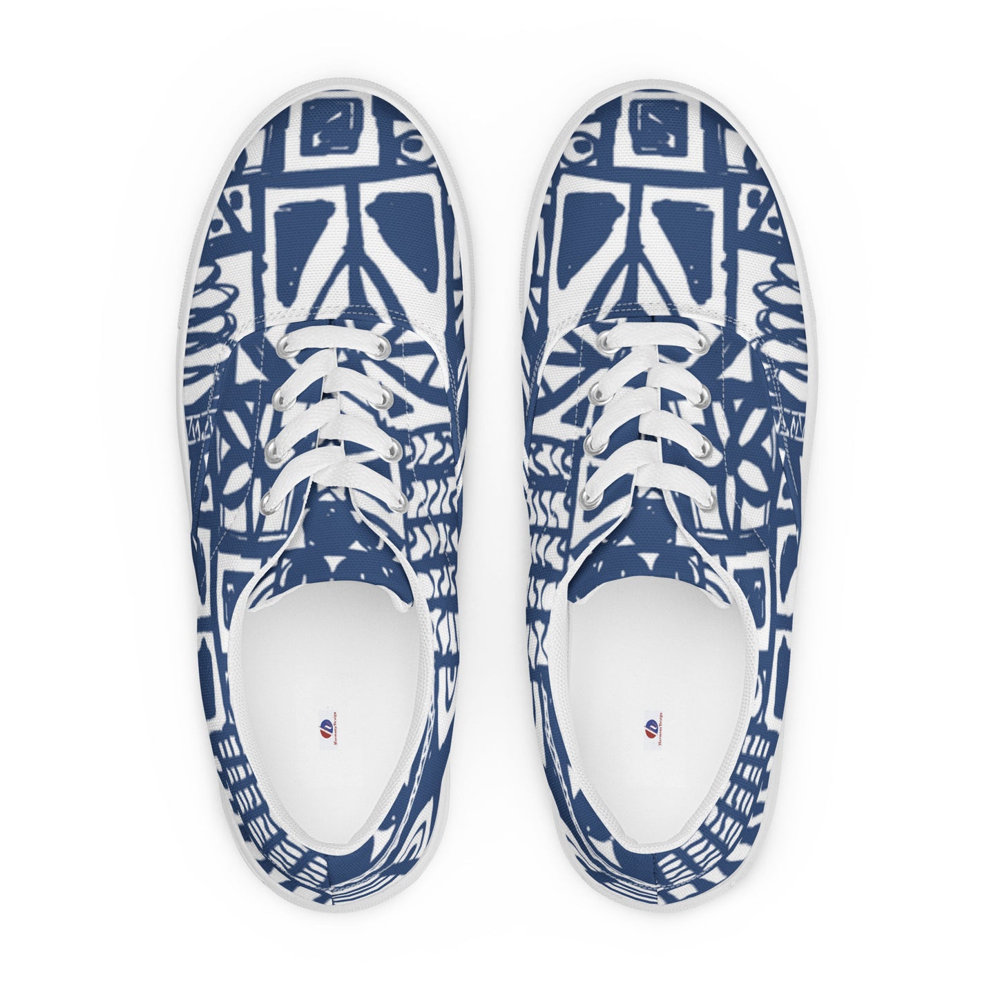 Men’s lace-up canvas shoes